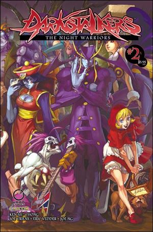 Darkstalkers: The Night Warriors issue 2 Alvin Lee Cover