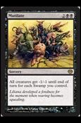 Magic the Gathering: Duel Decks: Garruk vs. Liliana (Base Set) card 55 Mutilate