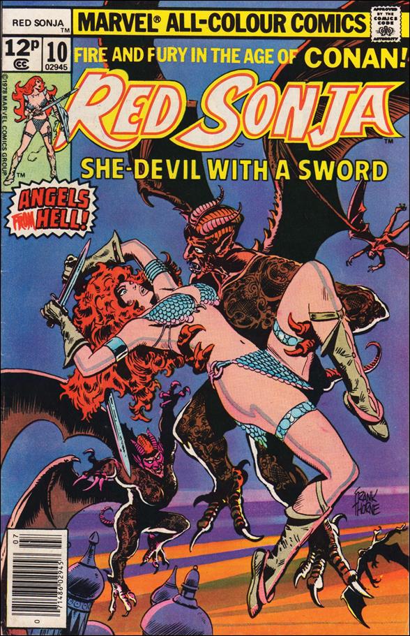 Red Sonja (1977) issue 10-B UK Price Cover