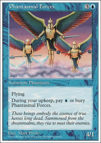 Magic the Gathering: 5th Edition (Base Set) card 106 Phantasmal Forces
