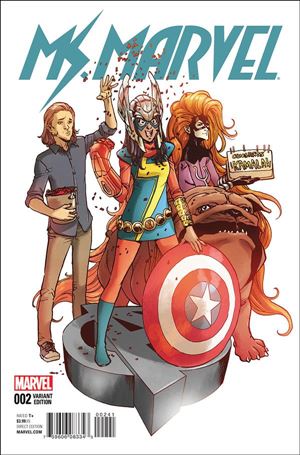 Ms. Marvel (2016) issue 2-D Takeshi Miyazawa 1:25 Cover
