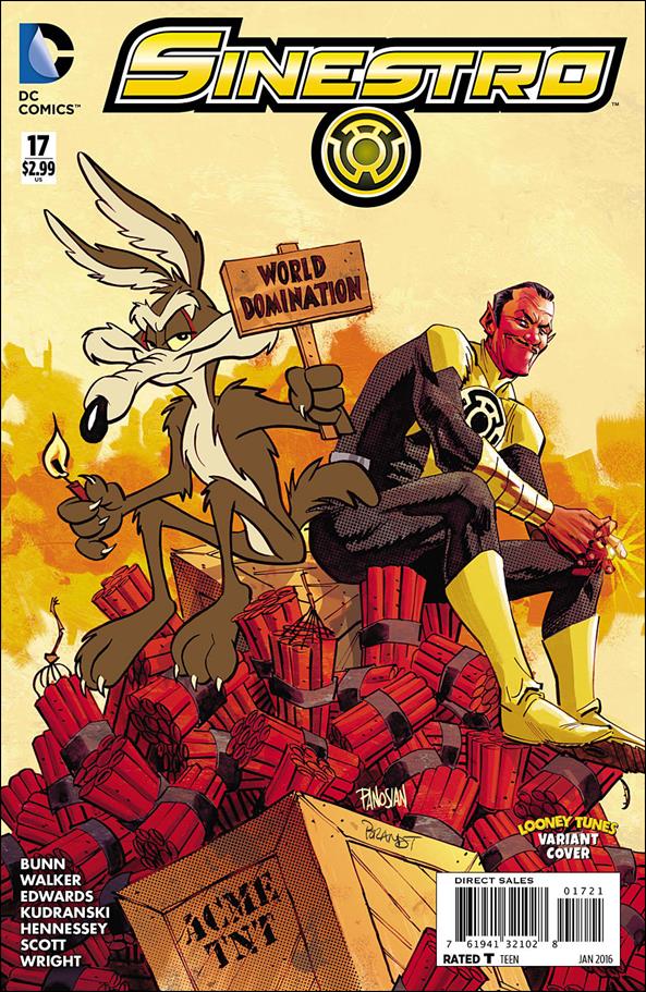 Sinestro issue 17-B Dan Panosian & Spike Brandt Looney Tunes Cover