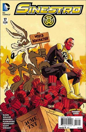 Sinestro issue 17-B Dan Panosian & Spike Brandt Looney Tunes Cover