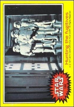 Star Wars: Series 3 (Base Set) card 168 Hunting the fugitives