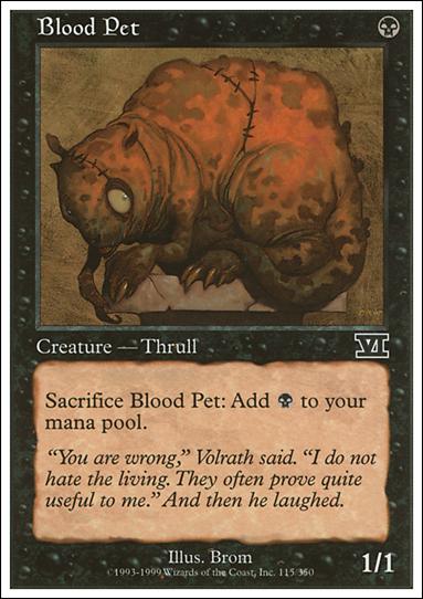 Magic the Gathering: 6th Edition (Base Set) card 115 Blood Pet