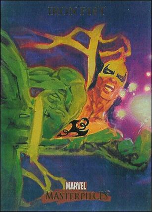 2007 Marvel Masterpieces (Parallel Foil Base Set) card 42 Iron Fist