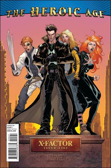X-Factor (1986) issue 205-B Nicolas Mitric 1:15 "Heroic Age" Cover