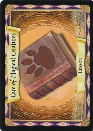 Harry Potter (Base Set) card 113 Care of Magical Creatures