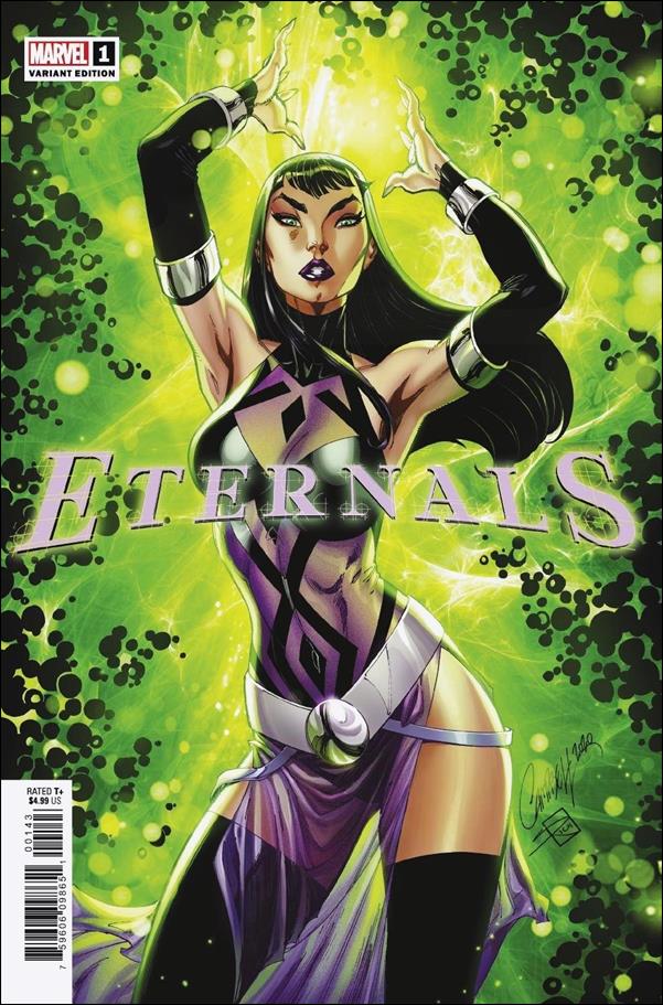 Eternals (2021) issue 1-K J. Scott Campbell Cover