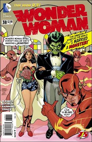 Wonder Woman (2011) issue 38-B Terry Dodson Flash 75th Anniversary Cover