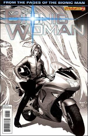 Bionic Woman (2012) issue 2-B Black & White Cover