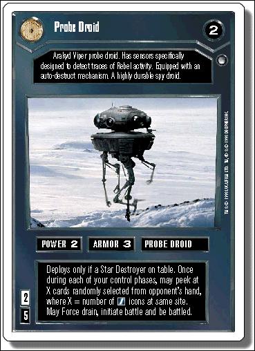 Star Wars: Hoth Revised (Base Set) card 2 Probe Droid