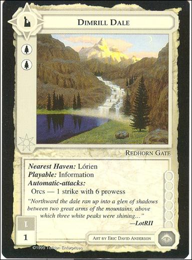 Middle-Earth: The Wizards (Base Set) card 99 Dimrill Dale