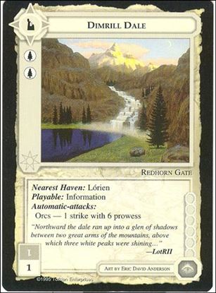 Middle-Earth: The Wizards (Base Set) card 99 Dimrill Dale