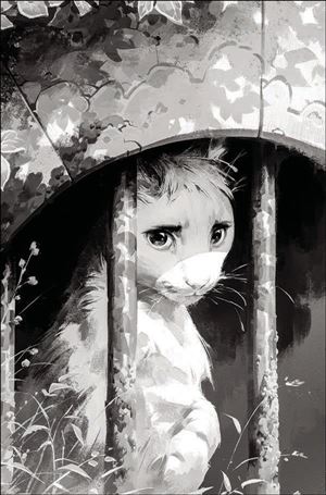 Animal Castle Vol. 2 issue 1-F Felix Delep 1:30 B/W Virgin Cover