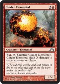 Magic the Gathering: Gatecrash (Base Set) card 87 Cinder Elemental