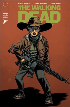 Walking Dead Deluxe issue 104-B Charlie Adlard Cardstock Cover