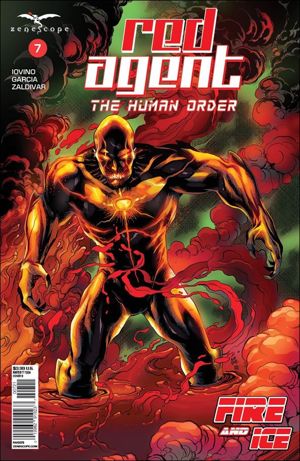 Red Agent: The Human Order issue 7-B Allan Otero Cover