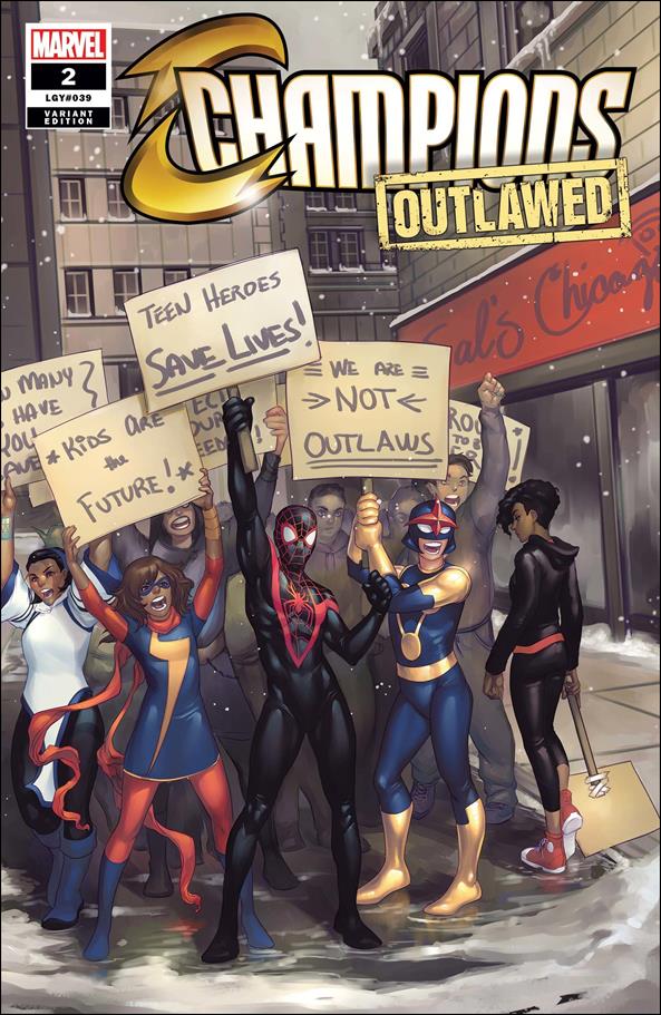 Champions (2020) issue 2-B Meghan Hetrick 1:25 Cover