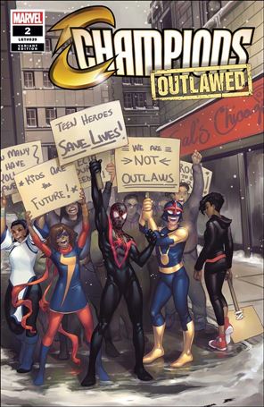 Champions (2020) issue 2-B Meghan Hetrick 1:25 Cover