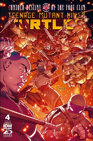 Teenage Mutant Ninja Turtles: The Untold Destiny of the Foot Clan issue 4 Mateus Santolouco Cover