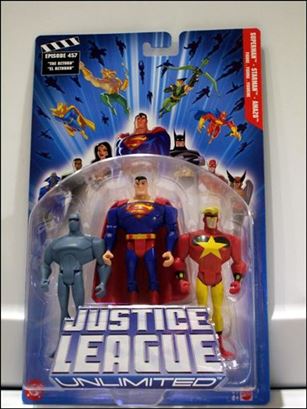 Justice League Unlimited (Animated) 3-packs figure 2-- Superman - Starman - Amazo