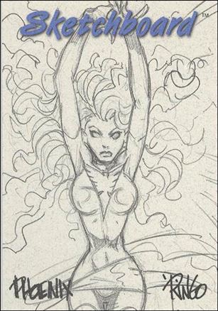 Marvel Creators Collection '98 (Sketchboard Subset) card 23-C Phoenix (Grey)