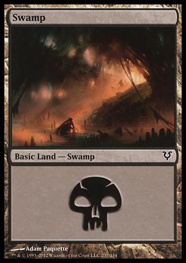 Magic the Gathering: Avacyn Restored (Base Set) card 237 Swamp