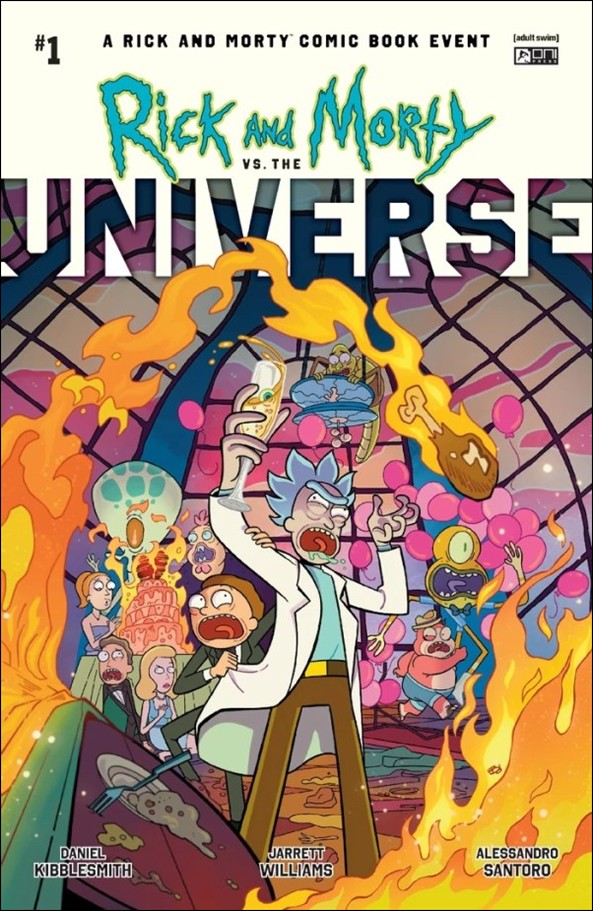 Rick and Morty vs. the Universe issue 1 Dave Bardin Cover