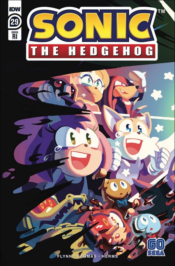 Sonic the Hedgehog (2018) issue 29-C Nathalie Fourdraine 1:10 Cover