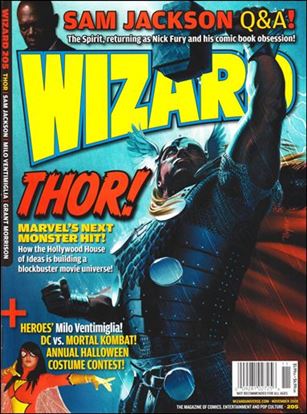 Wizard: The Magazine of Comics, Entertainment and Pop Culture issue 205-B Mike Mayhew Thor Cover