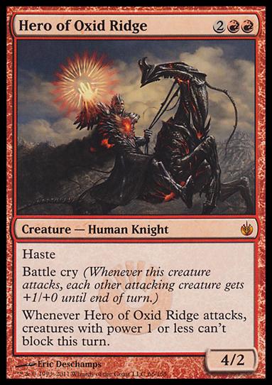 Magic the Gathering: Mirrodin Besieged (Base Set) card 66 Hero of Oxid Ridge