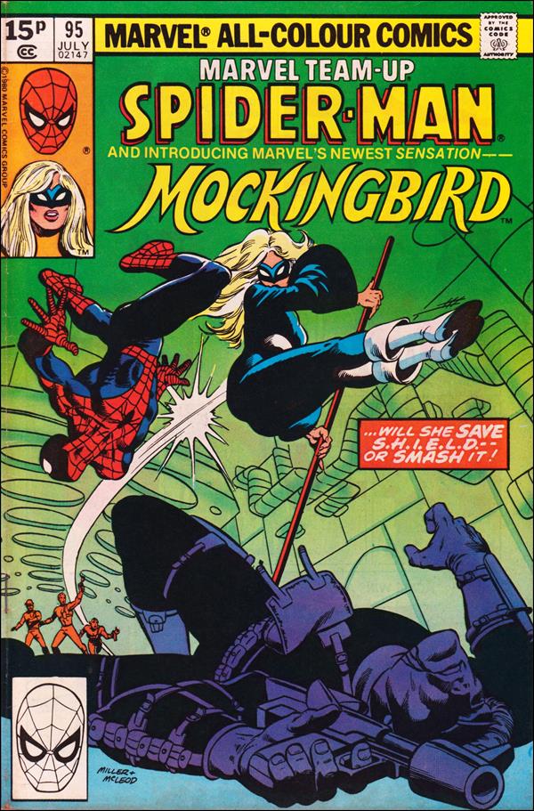 Marvel Team-Up (1972) issue 95-B UK Price Cover