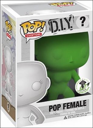 POP! Custom figure ?-B POP Female (Green) Emerald City Comicon Exclusive