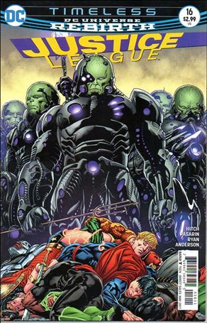 Justice League (2016) issue 16 Fernando Pasarin Cover