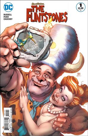 Flintstones (2016)  issue 1-B Ivan Reis Fred & Wilma Cover