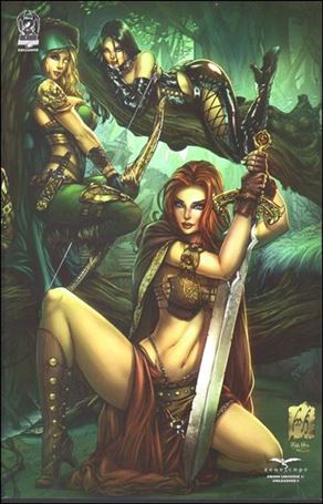 Grimm Universe issue 5-D Mike Krome Black Diamond Cover 1/350