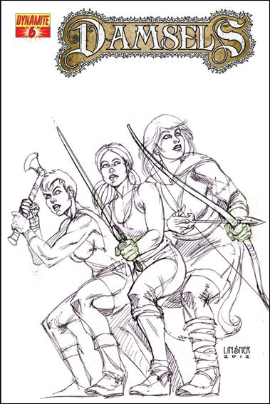 Damsels issue 6-C Sketch Cover 1:25