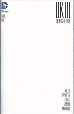 Dark Knight III: The Master Race issue 1-H Blank/Sketch Cover