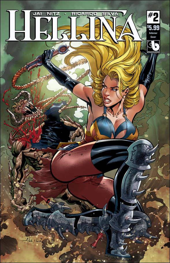 Hellina (2016) issue 2-D Enforcer Cover