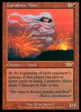 Magic the Gathering: Legions (Base Set) card 105 Lavaborn Muse