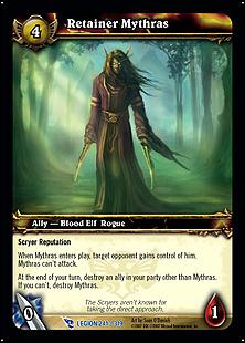 World of Warcraft: March of the Legion (Base Set) card 241 Retainer Mythras