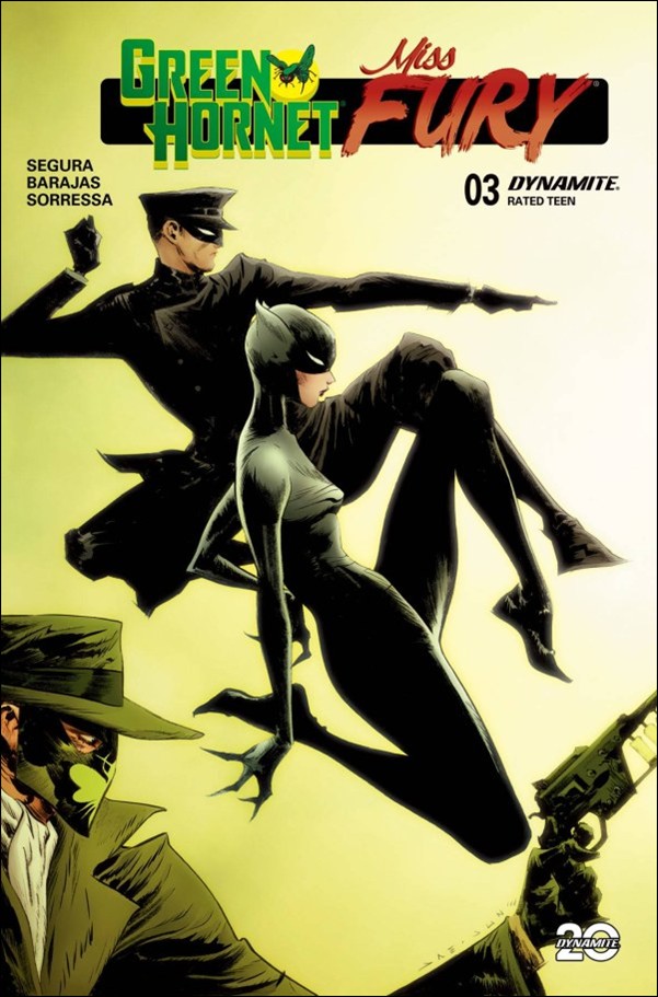 Green Hornet / Miss Fury issue 3-B Jae Lee Cover