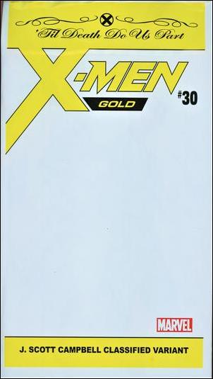 X-Men: Gold issue 30-C Polybagged J. Scott Campbell Classified Cover