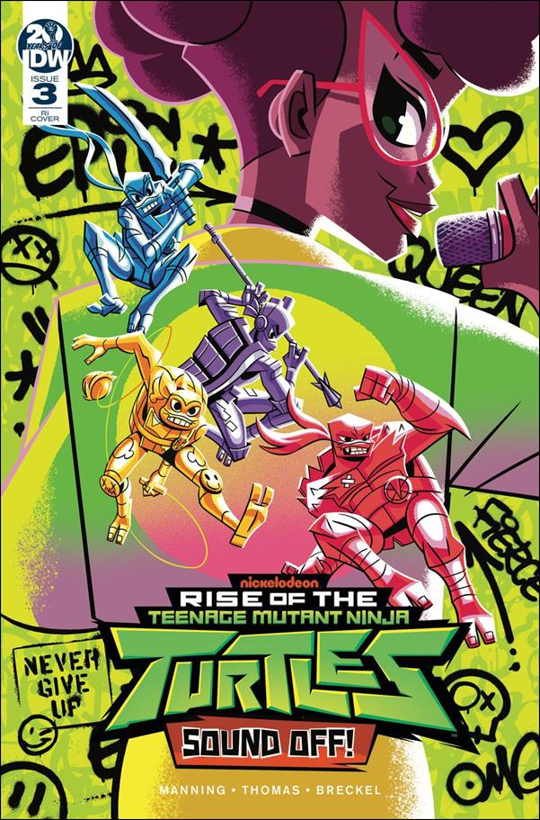 Rise of the Teenage Mutant Ninja Turtles: Sound Off! issue 3-B George Caltsoudas 1:10 Cover