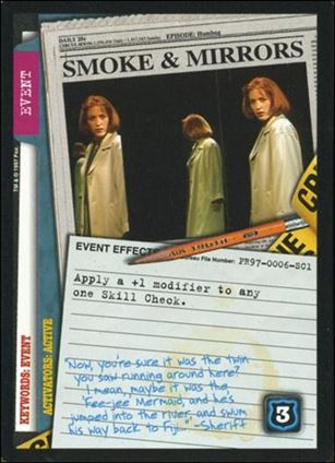 X-Files (Promo) card PR97-06-SC1 Smoke & Mirrors
