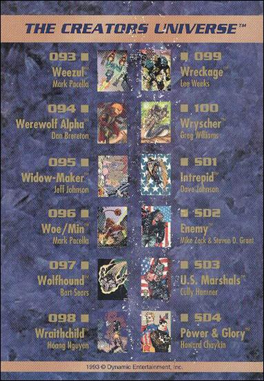 Creators Universe (Checklist Cards Subset) card CL5 Checklist 5