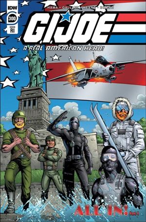 G.I. Joe: A Real American Hero issue 300-F Ron Joseph 1:25 Cover