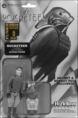 ReAction: The Rocketeer figure 1-B Black & White Rocketeer Convention Exclusive