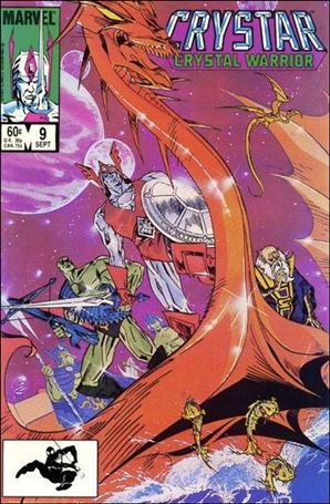 Saga of Crystar Crystal Warrior issue 9 Newsstand Cover